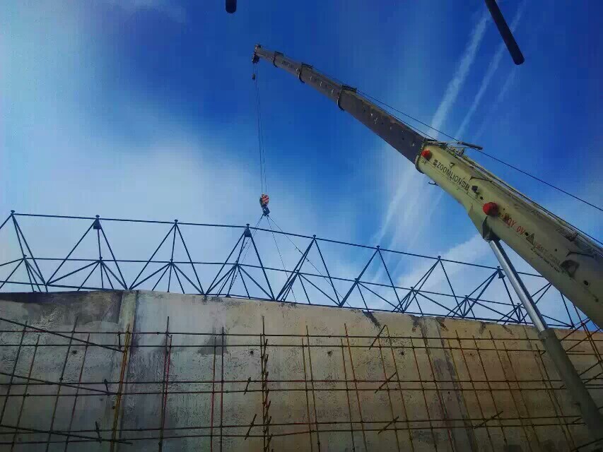 永济食堂网架结构工程
